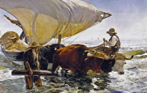 Retorno da pesca: puxada da barca – Sorolla Joaquín Sorolla Master Apollon