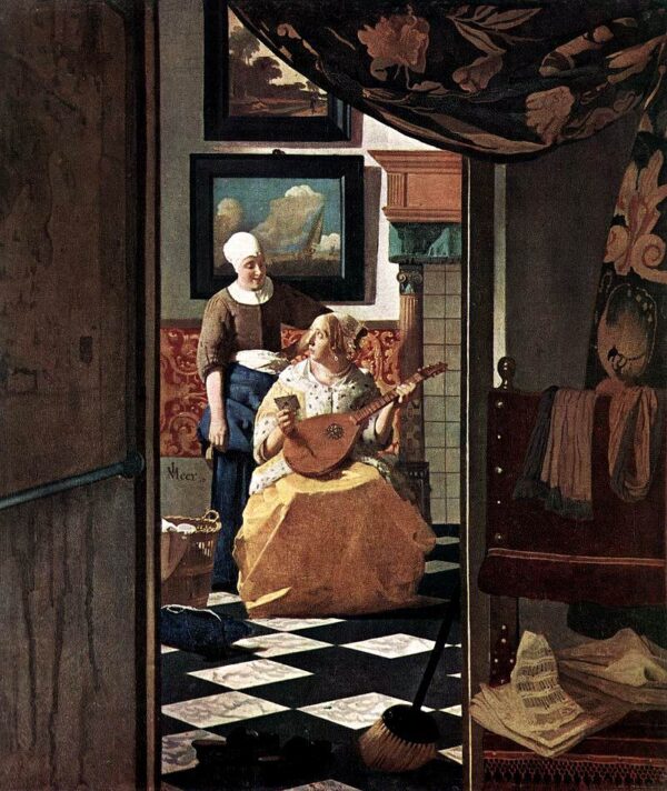 A Carta de Amor (Vermeer) – Johannes Vermeer Johannes Vermeer Master Apollon