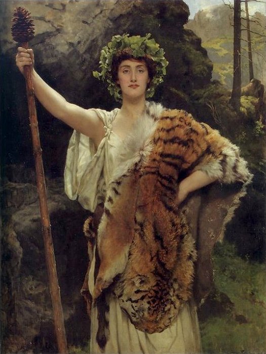 A sacerdotisa de Baco de John Collier John Collier Master Apollon