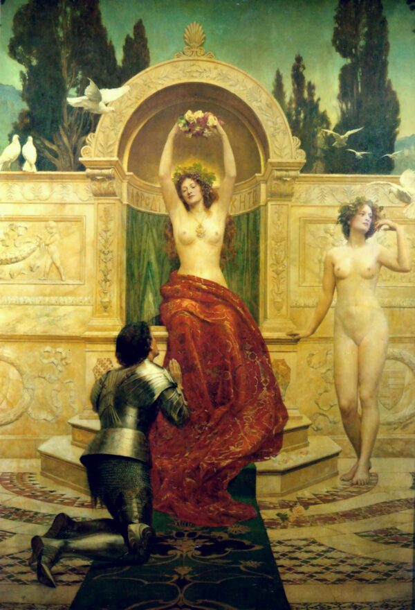 Cena do Venusberg de Tannhäuser de John Collier John Collier Master Apollon