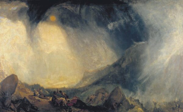 Hannibal atravessando os Alpes – William Turner William Turner Master Apollon