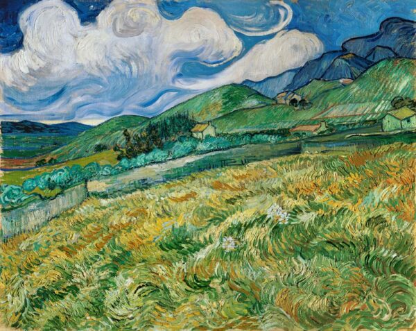 Paisagem de montanha atrás do hospital Saint-Paul – Van Gogh Vincent Van Gogh Master Apollon