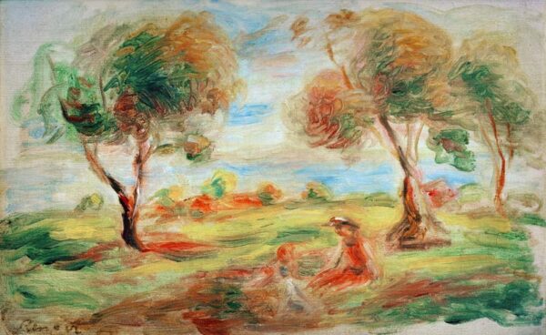 A paisagem perto de Cagnes – Pierre-Auguste Renoir Pierre-Auguste Renoir Master Apollon