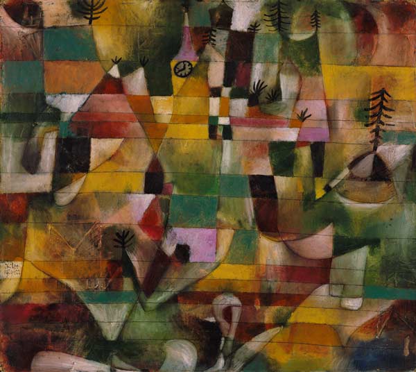 Paisagem com o campanário amarelo – Paul Klee Paul Klee Master Apollon