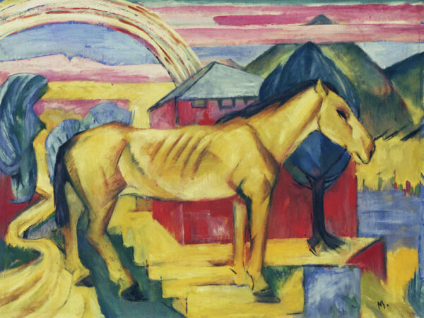 Cavalo amarelo longo – Franz Marc Franz Marc Master Apollon