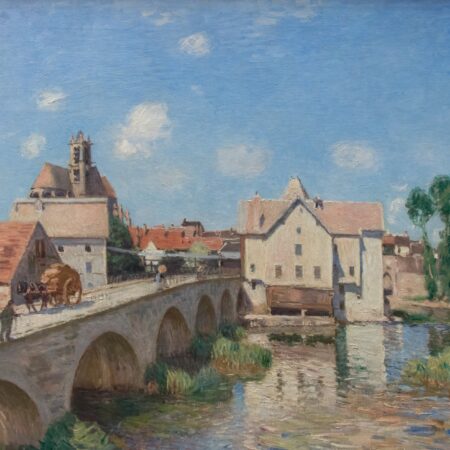 A ponte de Moret – Alfred Sisley Alfred Sisley Master Apollon