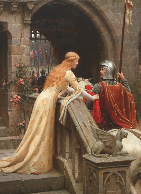 Deus te protege, 1900 – Edmund Leighton Edmund Leighton Master Apollon