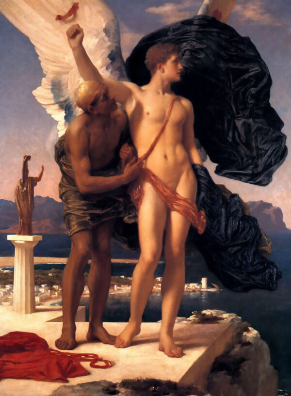 Icarus e Dédalo – Frederic Leighton Frederic Leighton Master Apollon