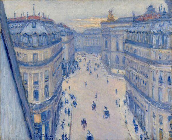 A rua Halévy vista do sexto andar – Caillebotte Gustave Caillebotte Master Apollon