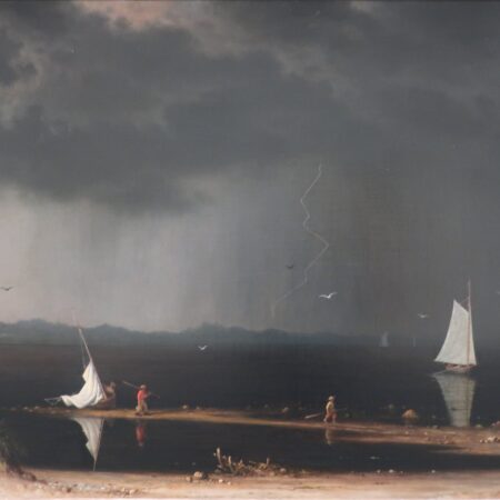 Heade, Tempestade de Trovão na Baía de Narragansett, 1868 – Martin Johnson Heade Martin Johnson Heade Master Apollon