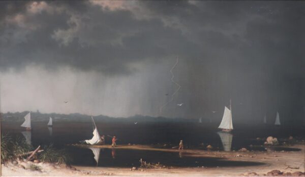 Heade, Tempestade de Trovão na Baía de Narragansett, 1868 – Martin Johnson Heade Martin Johnson Heade Master Apollon