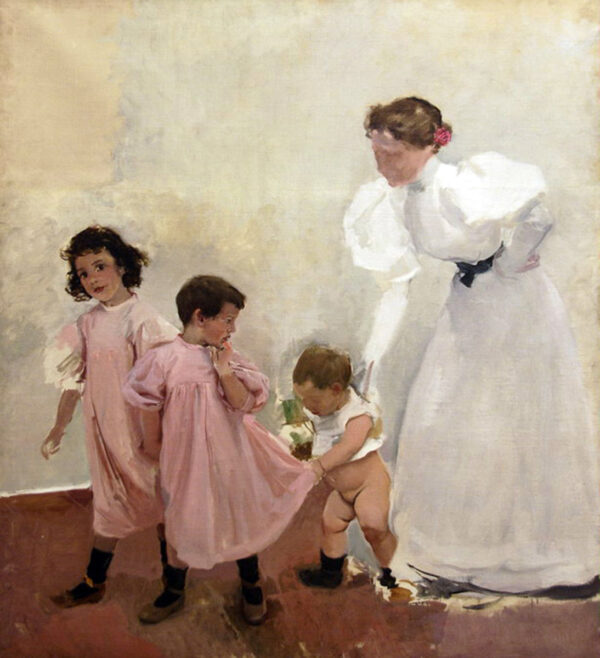 Minha esposa e meus filhos – Sorolla Joaquín Sorolla Master Apollon