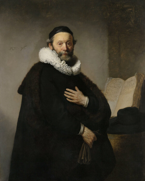 Retrato do ministro remonstrante Johannes Wtenbogaert – Rembrandt van Rijn Rembrandt van Rijn Master Apollon