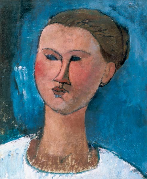 Retrato de uma mulher jovem – Amedeo Modigliani Amedeo Modigliani Master Apollon