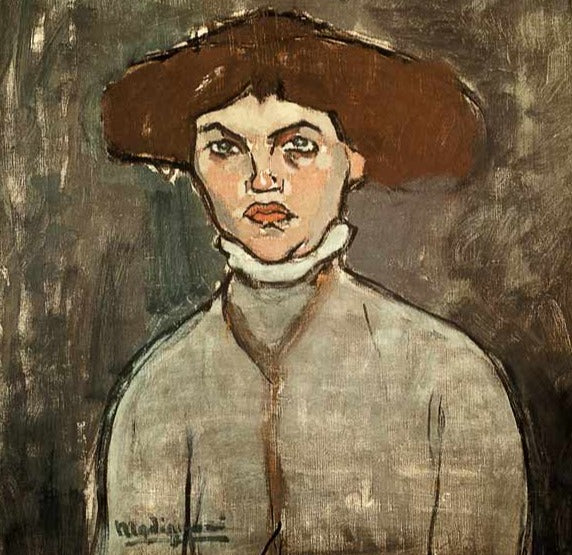 Retrato de uma jovem mulher – Amedeo Modigliani Amedeo Modigliani Master Apollon