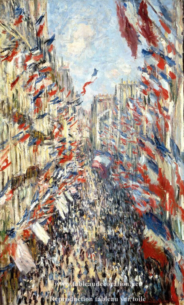 A Rua Montorgueil, Festa de 30 de junho de 1878 – Claude Monet Claude Monet Master Apollon