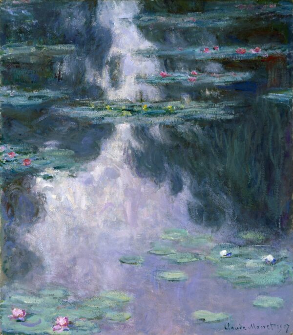 As Ninféias 1907 – Claude Monet “Os Nenúfares” de Claude Monet Master Apollon