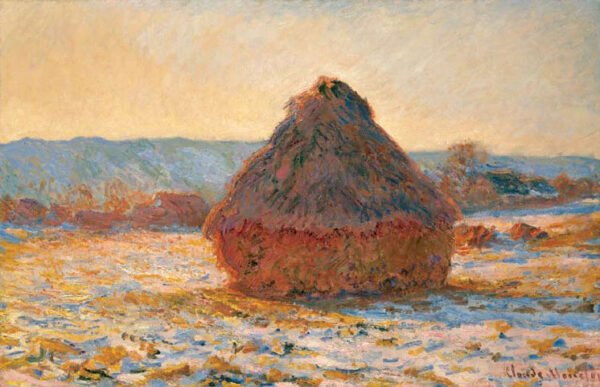 Meule, efeito de neve, sol – Claude Monet Claude Monet Master Apollon