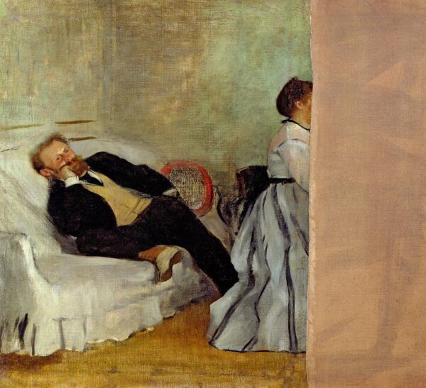 Édouard Manet e sua esposa – Edgar Degas Edgar Degas Master Apollon