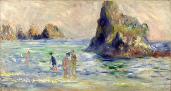 Baía do Moulin Huet, Guernsey – Pierre-Auguste Renoir Pierre-Auguste Renoir Master Apollon