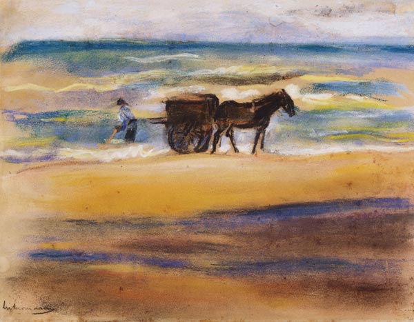 Pesquisador de Conchas na Praia – Max Liebermann Max Liebermann Master Apollon