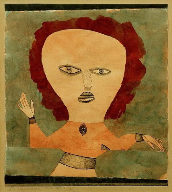 Ator em mulher, 1923 – Paul Klee Paul Klee Master Apollon