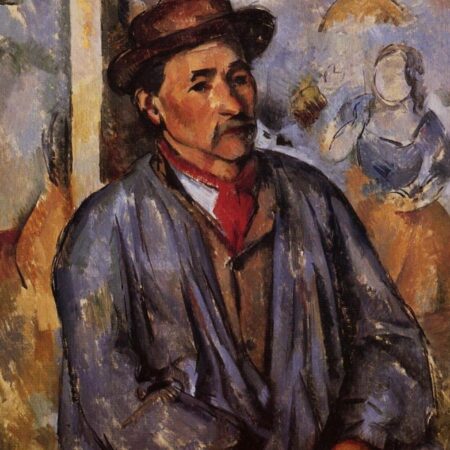 Camponês na camisa azul – Paul Cézanne Paul Cézanne Master Apollon