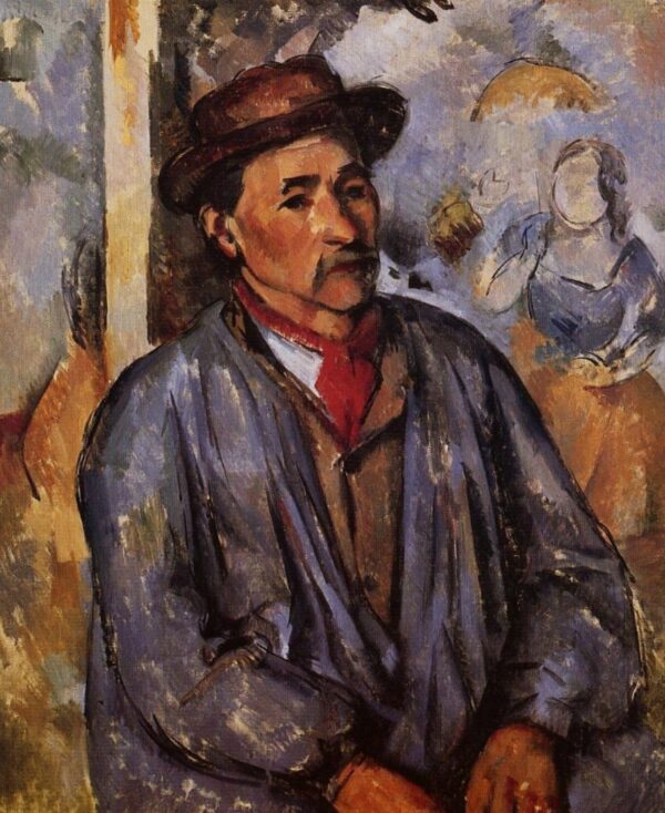 Camponês na camisa azul – Paul Cézanne Paul Cézanne Master Apollon