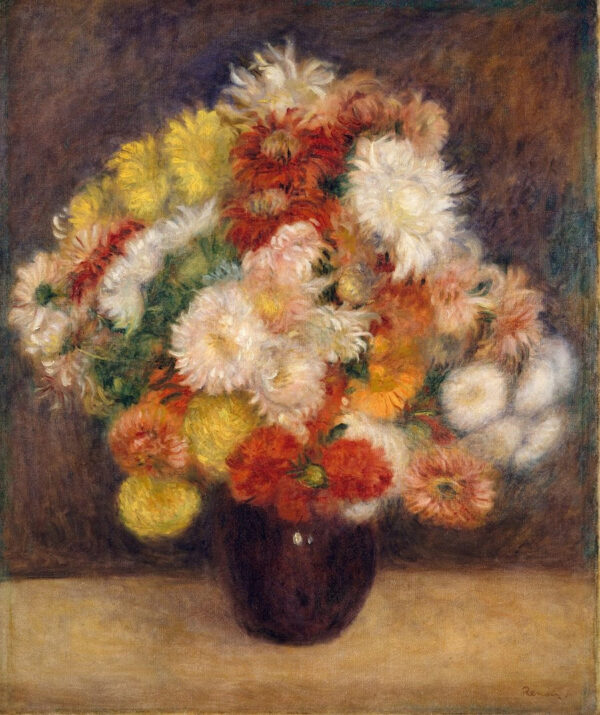 Bouquet de crisântemos 1881 – Pierre-Auguste Renoir Pierre-Auguste Renoir Master Apollon