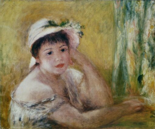 Mulher com o chapéu de palha – Pierre-Auguste Renoir Pierre-Auguste Renoir Master Apollon 2