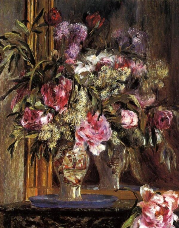 Vaso de flores 1871 – Pierre-Auguste Renoir Pierre-Auguste Renoir Master Apollon