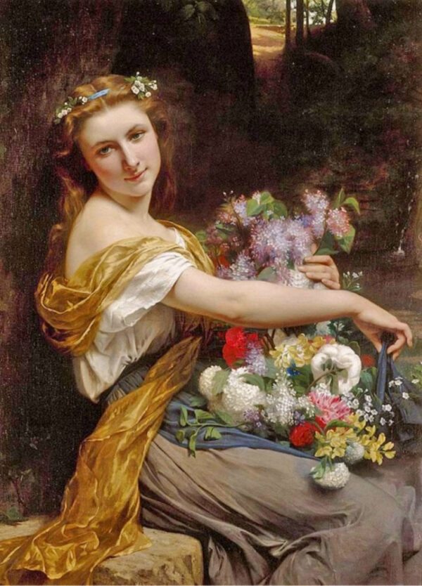 Menina das flores – Pierre Auguste Cot Pierre-Auguste Cot Master Apollon