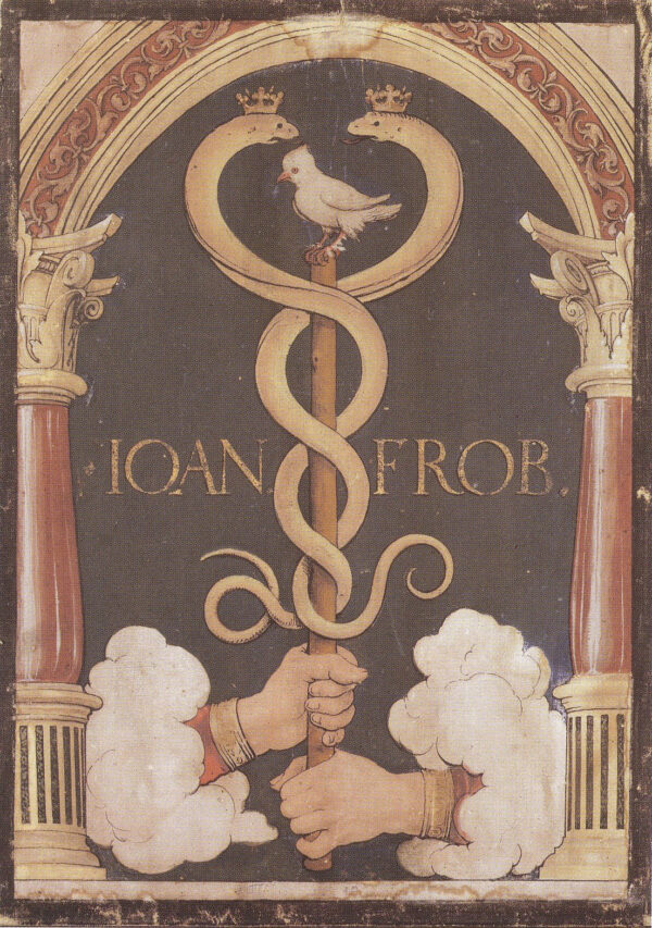 Dispositivo de impressão de Johannes Froben – Hans Holbein, o Jovem Hans Holbein, o Jovem Master Apollon