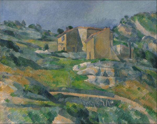 Casas na Provença: O vale dos Riaux perto de l’Estaque – Paul Cézanne Paul Cézanne Master Apollon