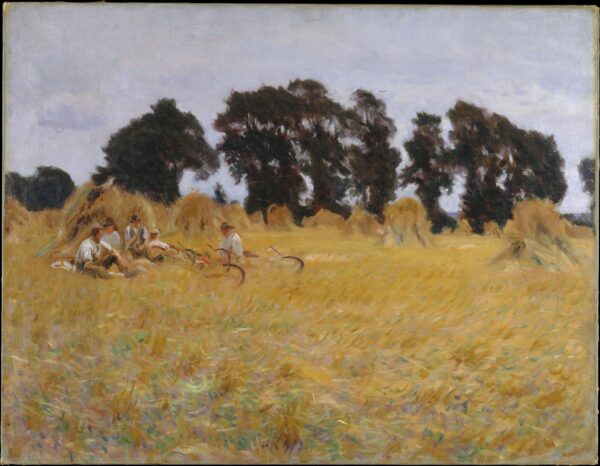 Colhedores descansando em um campo de trigo – John Singer Sargent John Singer Sargent Master Apollon