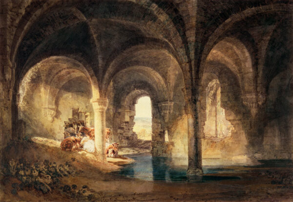 Refeitório da abadia de Kirkstall – William Turner William Turner Master Apollon