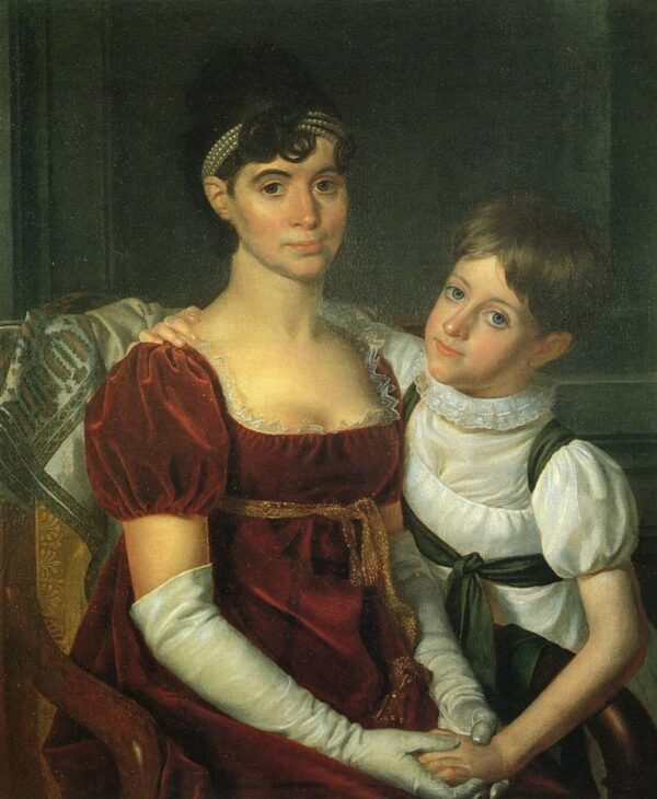 Alida Livingston Armstrong e sua filha – Rembrandt Peale Rembrandt Peale Master Apollon