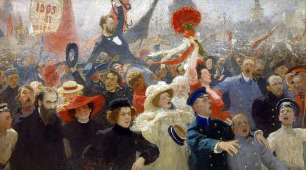 Manifestação de 17 de outubro de 1905 – Ilya Repin Ilia Repin Master Apollon