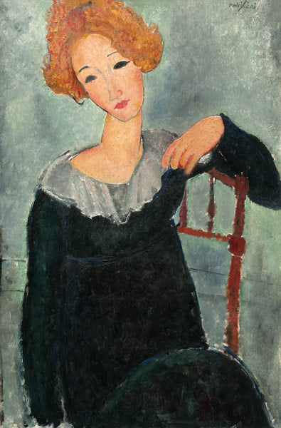 Femme ruiva 1917 – Amedeo Modigliani Amedeo Modigliani Master Apollon