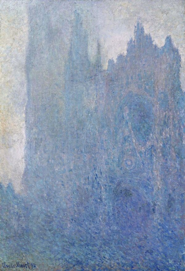 A Catedral de Rouen na Névoa (W1349) – Claude Monet Cathédrales de Rouen de Claude Monet Master Apollon