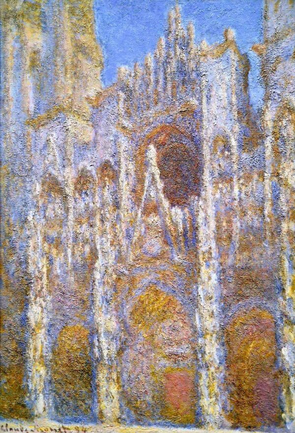 A Catedral de Rouen, efeito de sol (W1356) – Claude Monet Cathédrales de Rouen de Claude Monet Master Apollon