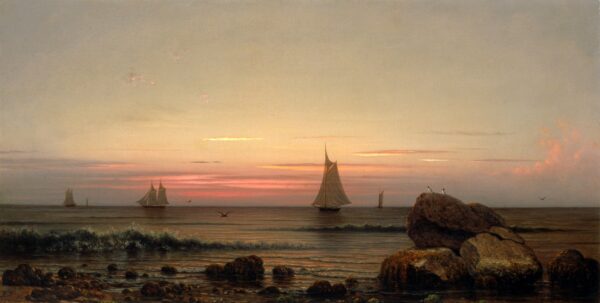 Navegando ao largo da costa – Martin Johnson Heade Martin Johnson Heade Master Apollon