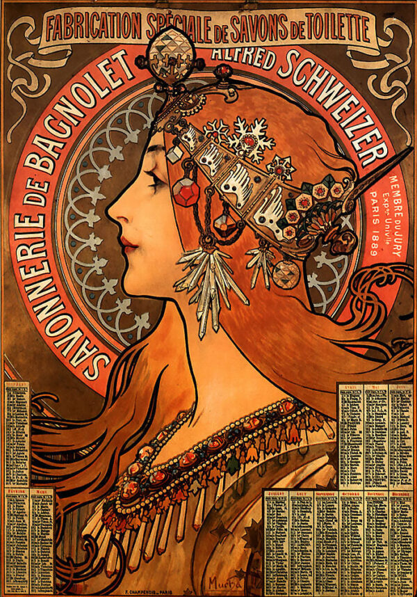 Savonnerie de Bagnolet – Mucha Alphonse Mucha Master Apollon