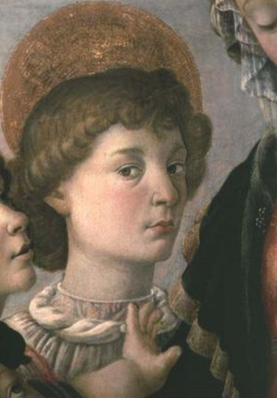 São João da Virgem ao Menino (detalhe de 44356) – Sandro Botticelli Sandro Botticelli Master Apollon