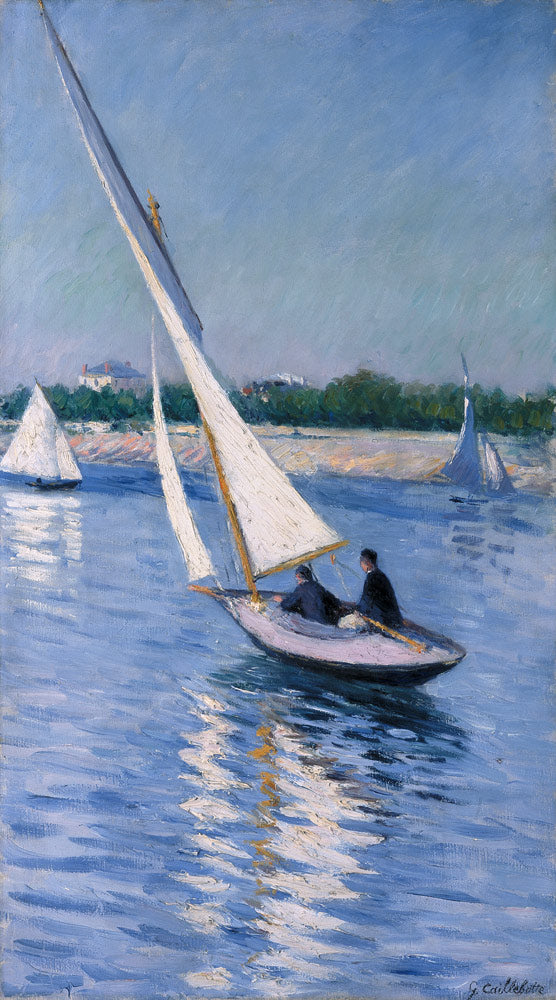 Veleiros no Sena em Argenteuil, 1893 – Caillebotte Gustave Caillebotte Master Apollon