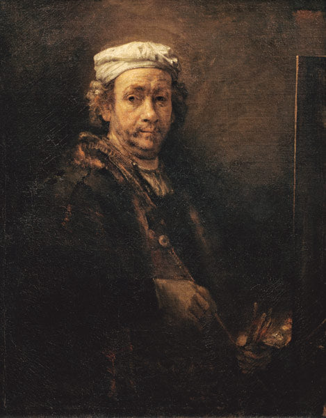 Autorretrato diante do cavalete – Rembrandt van Rijn Rembrandt van Rijn Master Apollon