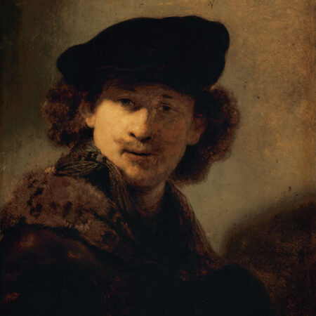 Autorretrato com boina de veludo – Rembrandt van Rijn Rembrandt van Rijn Master Apollon