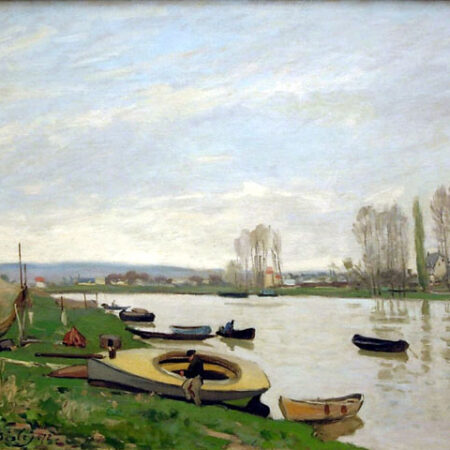 A Sena em Argenteuil – Alfred Sisley Alfred Sisley Master Apollon