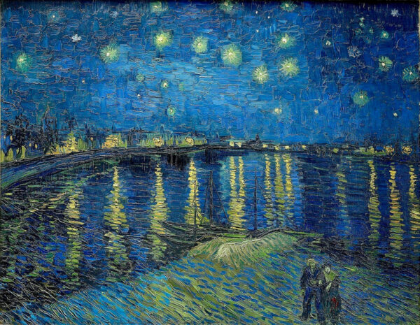 A Noite Estrelada sobre o Ródano – Van Gogh Quadros Populares Master Apollon