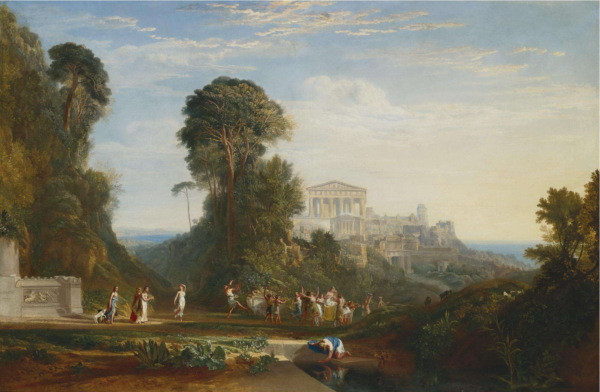 O Templo de Júpiter Prometeu Restaurado – William Turner William Turner Master Apollon